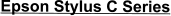 Epson Stylus C Series